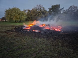 Ripley bonfire rises from the ashes after suspected arson attack