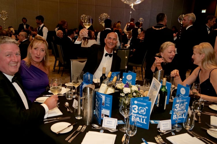 Over 80 of the charity's supporters enjoyed a three course dinner at the black tie event at Hilton Woking
