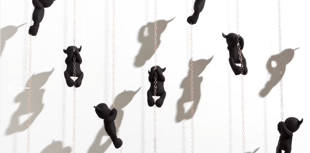 Childlike objects explore themes linked to concepts of memory and home