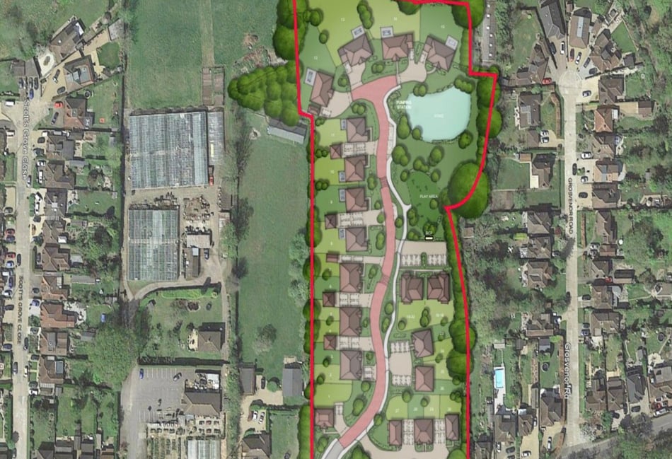 Plans approved for 30 homes on former green belt nursery site