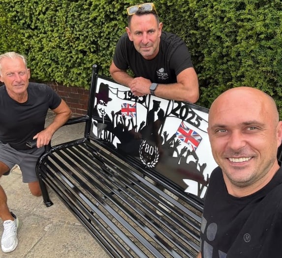 Footballer sets benchmark with poignant addition to war memorial