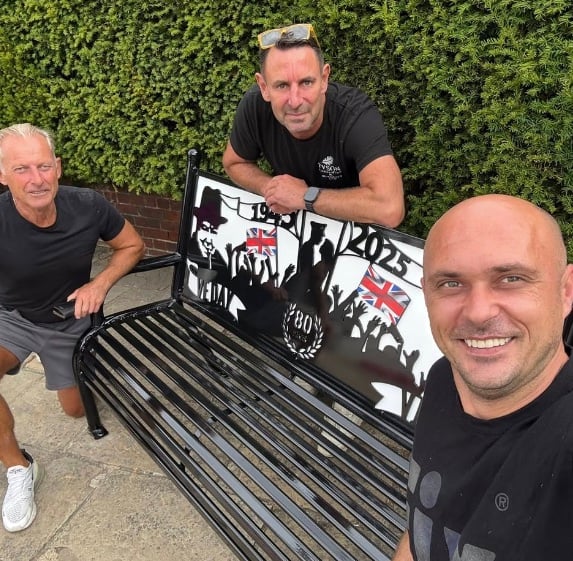 Footballer sets benchmark with poignant addition to war memorial