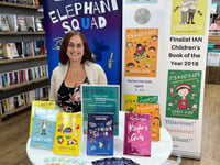 Author signs up to helping hospice