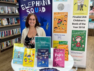 Author signs up to helping hospice
