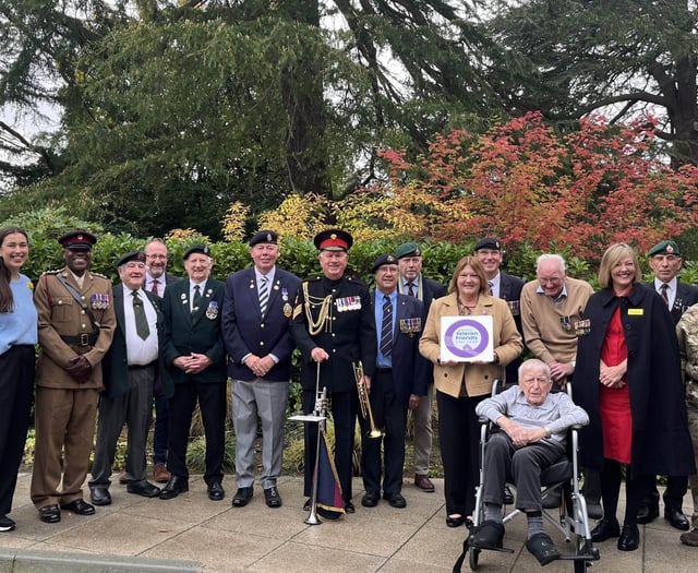 Horsell care home secures Veteran Friendly award