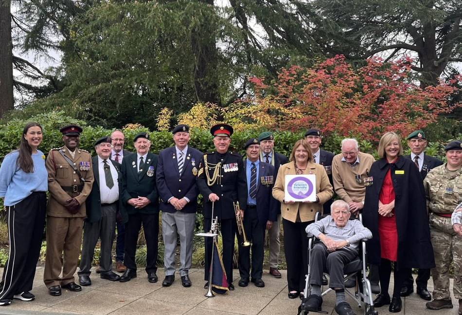 Horsell care home secures Veteran Friendly award