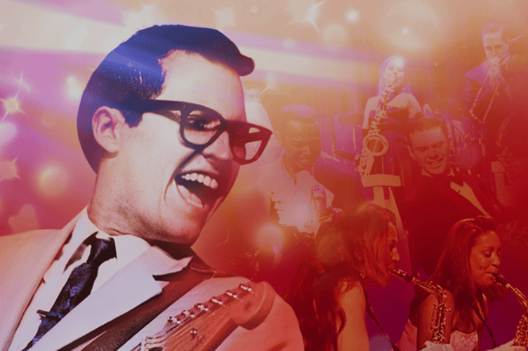 Poster for Buddy - The Buddy Holly Story.