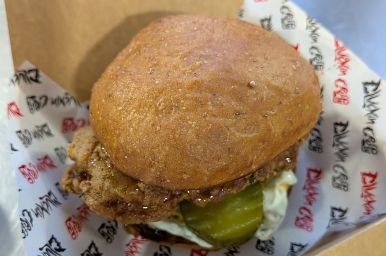 Chicken Burger Clucking Crispy Byfleet