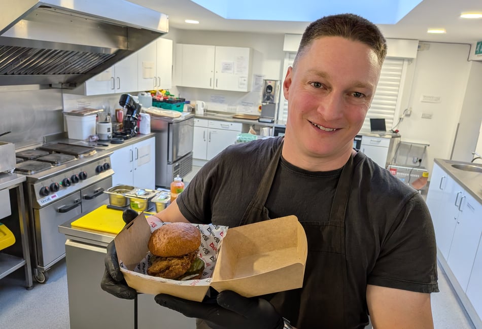 Byfleet chef with Heston link gives fried chicken a Michelin treatment