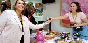 Cygnet Hospital Woking raises £408 for Breast Cancer Now