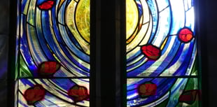 Woodham church unveils new stained-glass window
