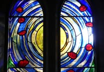Woodham church unveils new stained-glass window