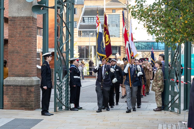 Woking Remembrance parade