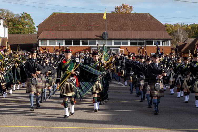 Gordon’s School holds Remembrance Service and parade
