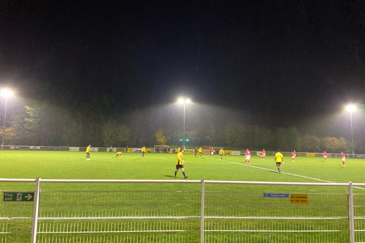 Action from Westfield's Isthmian League South Central Division match against Horndean