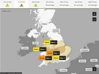 Amber warning issued as Storm Claudia set to hit region