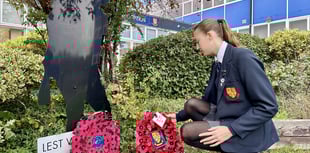 Remembrance at Woking High School