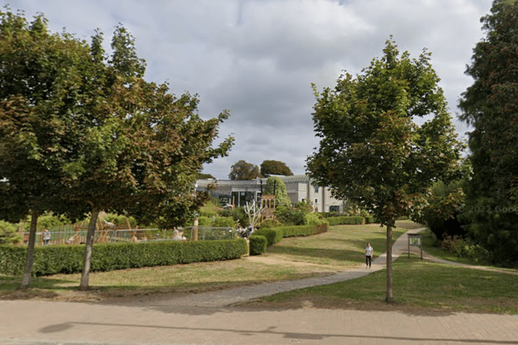 A generic view of Woking Park.