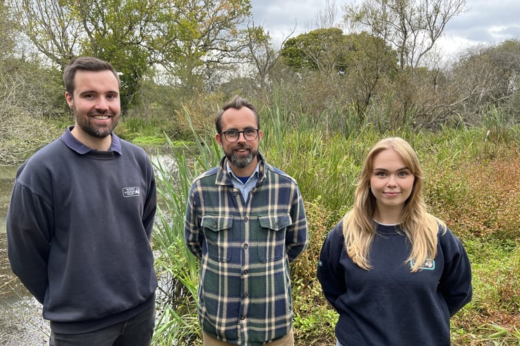 Adam Bolton, Matt Phelps and Billie Daniell-Pearce on the Knepp Estate