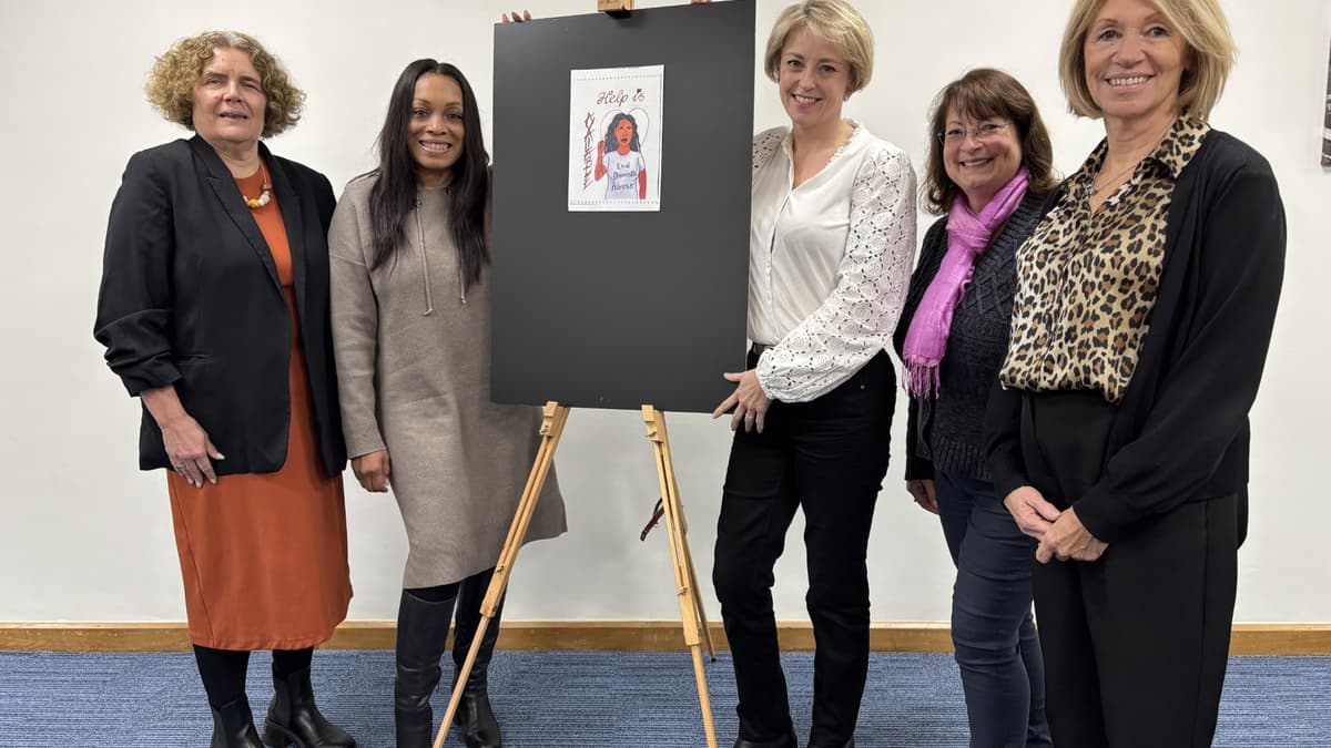 Survivor’s artwork leads new campaign in Woking against domestic abuse ...