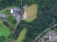 Gypsy and traveller site plan for Knaphill plot