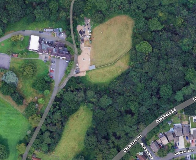 Gypsy and traveller site plan for Knaphill plot