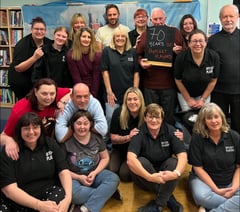 Byfleet Players make giant statement with milestone panto