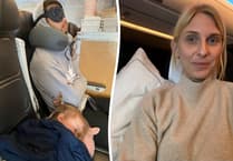 WATCH: The Surrey couple who share business class on flights with toddler