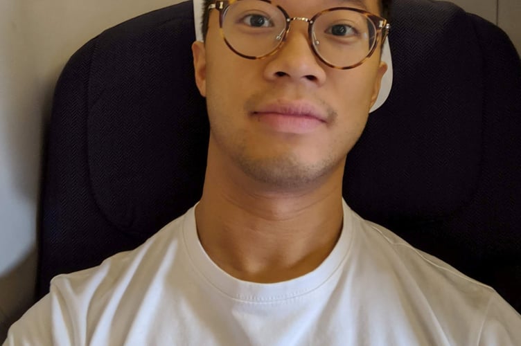 Andy with daughter Malva in business class.  A couple split their parenting duties on flights by buying one ticket in business class and one in economy - and say it makes them "better parents".Keen globetrotters Minna Havstad and husband Andy, both 34, used to find themselves exhausted when they took long-haul flights with daughter Malva, now three.They said Malva's wriggling, coupled with their baggage, snacks and toilet trips, would mean none of them got a wink of sleep and it would make the first day of their holiday extremely tough.So they had the idea to book one seat in business class, and the other in economy alongside a seat for Malva - and they would swap at the halfway point, so each parent got a few hours' peace.After trialling the idea using their flight points to upgrade, the parents said it revolutionised their flights - and they've done it several times since.
