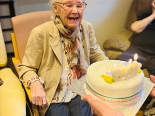Woking's wonder woman, Joan Clark, turns 106