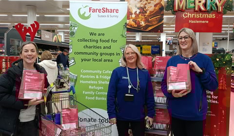 Community backs FareShare drive to fight hunger