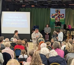 Pirbright worshippers feel the power of a gladiator