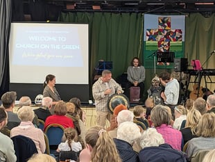Pirbright worshippers feel the power of a gladiator