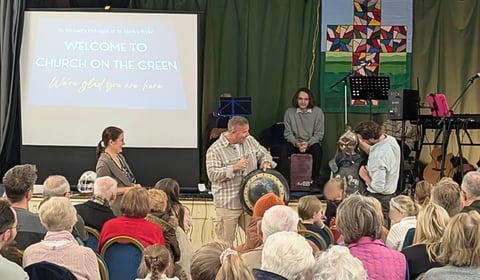 Pirbright worshippers feel the power of a gladiator