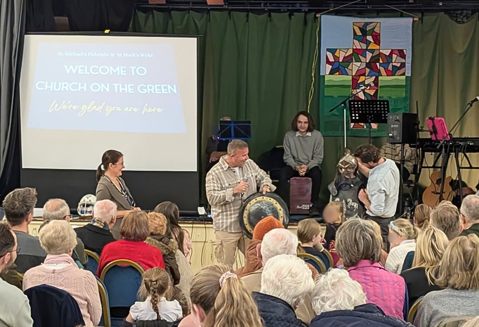 Pirbright worshippers feel the power of a gladiator