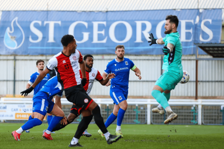 Ashley Boatswain first goal, Woking v AFC Totton, December 13th 2025.
