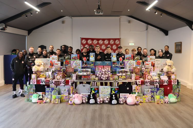 Woking FC Christmas Presents