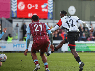 Late goal not enough as Cards' unbeaten run is ended by Scunthorpe