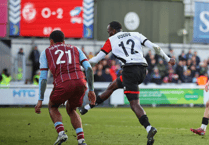 Late goal not enough as Cards' unbeaten run is ended by Scunthorpe