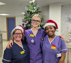 Thousands of Frimley Health staff on duty this Christmas Day