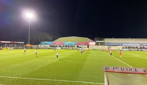 Woking end 2025 with narrow defeat at home to Braintree Town