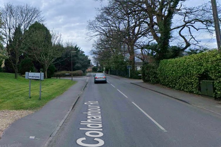 A street view of Pyrford.