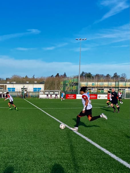 Woking's Jayden Hudson-Odoi scored twice against Maidstone (Photo: Holly Porter)