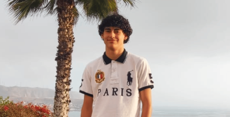 Farnham schoolboy Luis Guembes in a holiday photograph used on a GoFundMe page set up in his memory.