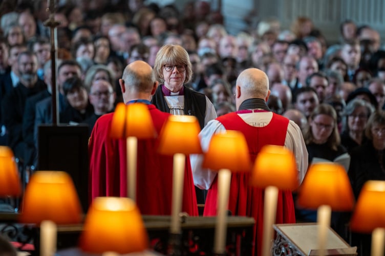Dame Sarah Mullally during the Confirmation service.