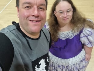 They're behind you! How we said goodbye to January and our panto