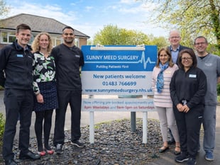Surgery team take heart advice to football fans