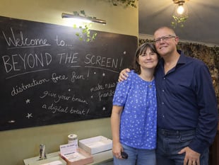 Old Woking's phone-free community night