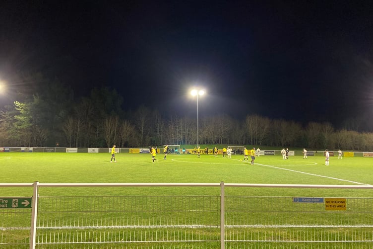 Action from Westfield's Isthmian League South Central Division match against Littlehampton Town