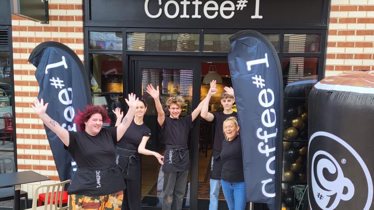 Wake up and smell the Coffee#1 as chain opens in West Byfleet